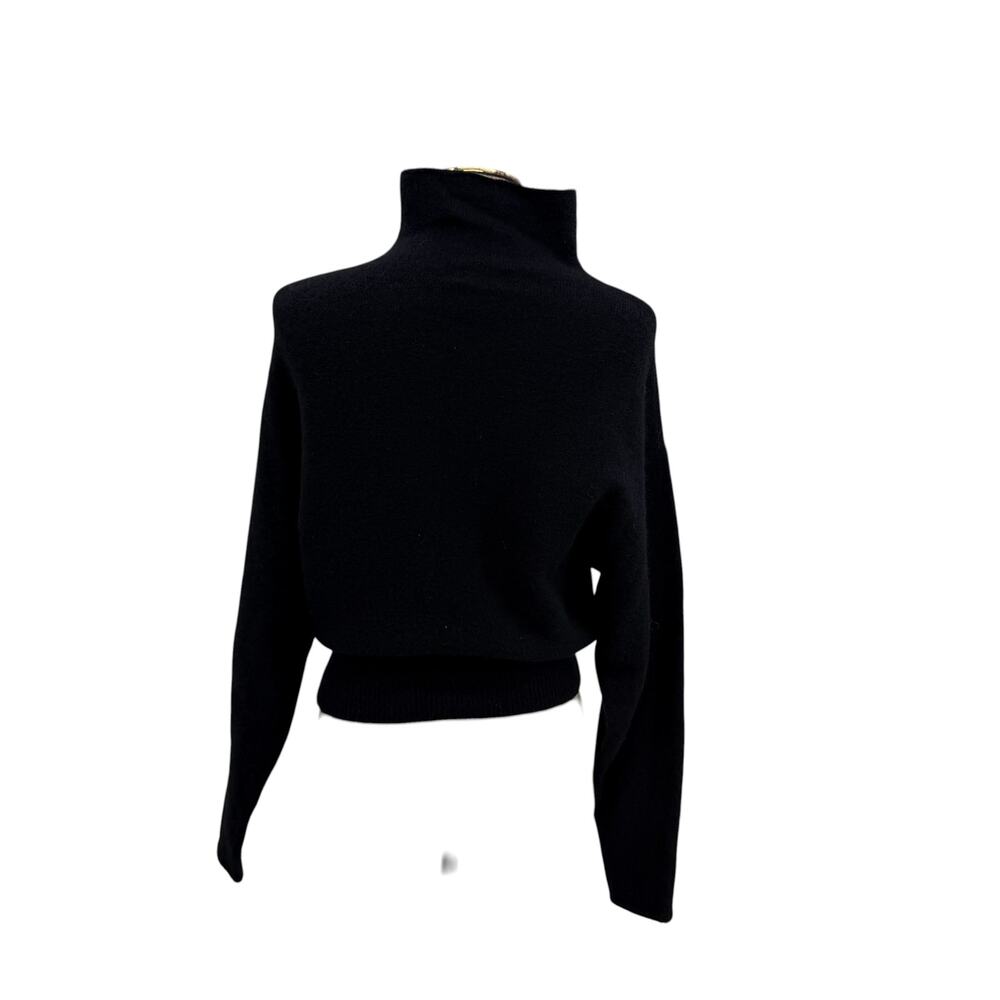 Aritzia Wilfred Lorin Sweater‎ Black Wool Alpaca Turtleneck Womens Small - Picture 7 of 10